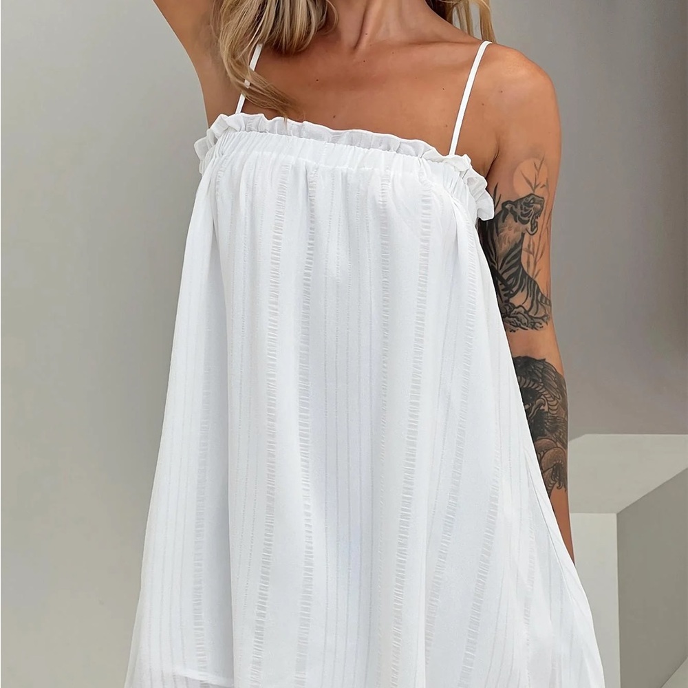 Princess Polly Marsaline Mini Dress White - US 10 / White  NWT